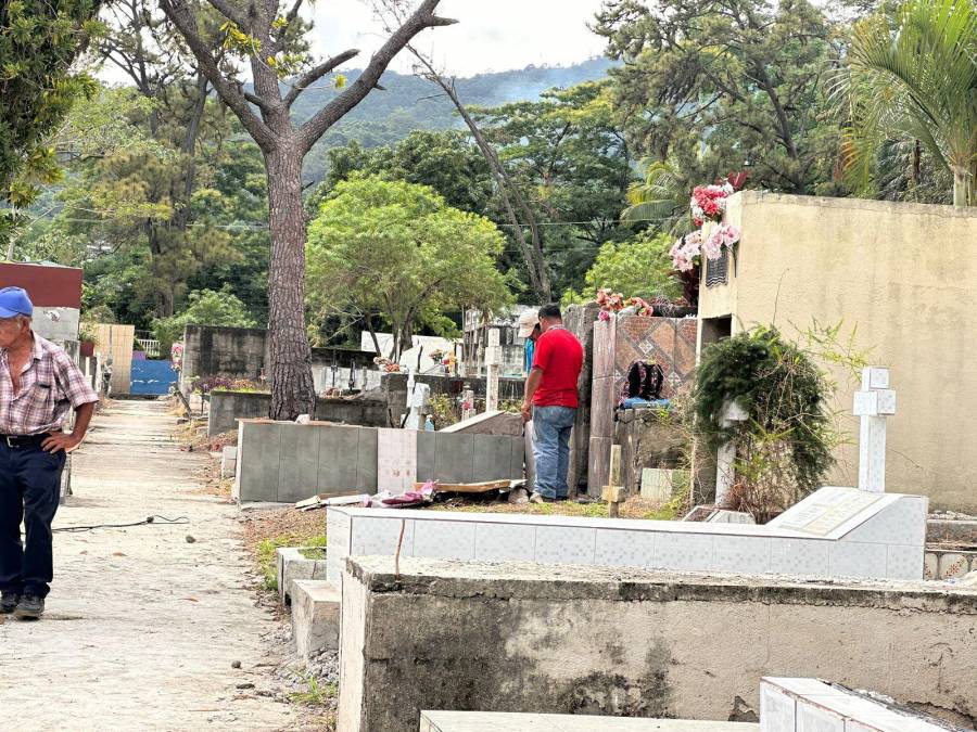 El cementerio La Puerta fue fumigado y se realizó una jornada de limpieza previo a la celebración del Día de Difuntos.