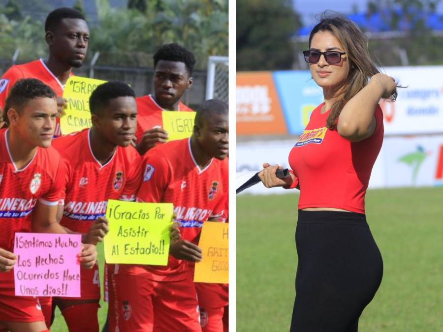 Con mensajes para la afición, bellas chicas y el entreno del ‘CR7 hondureño’, fueron algunos de los atractivos del intenso duelo entre Real Sociedad y Honduras Progreso.