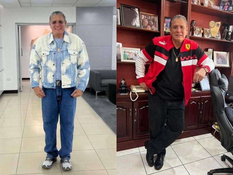 El reconocido periodista hondureño ha causado revuelo en redes sociales con sus atuendos muy a la moda. 