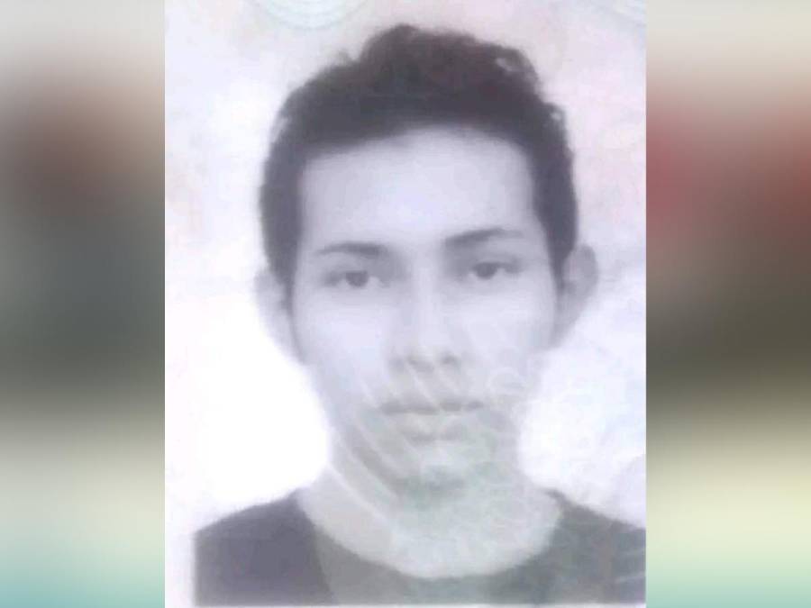 Fotografía del documento de identidad de Marvin Yovani Alemán Hernández.