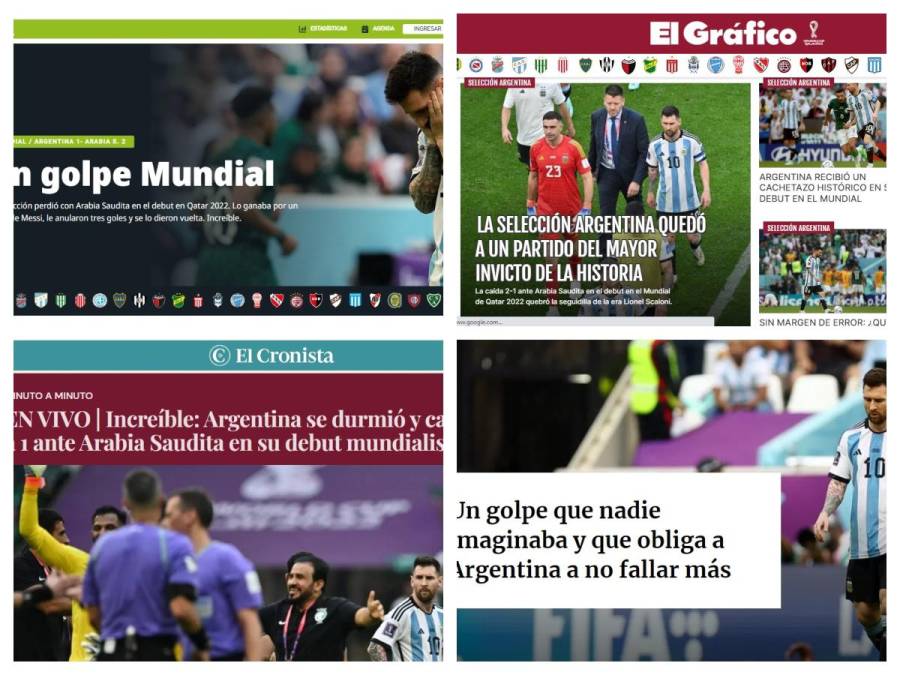 Los medios argentinos no fueron tan duros con la Selección y más bien señalaron al Var.