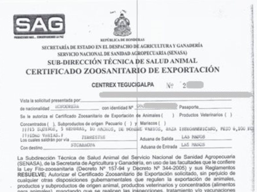 Con estos documentos, su médico veterinario tramitará el Certificado Zoosanitario de Exportación