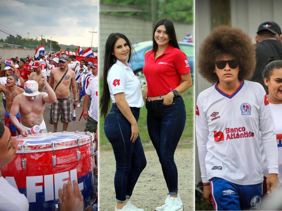 Las imágenes del ambiente en el partido Olimpia-Marathón por la vuelta de las semifinales del Torneo Clausura 2023 en el estadio Carlos Miranda de Comayagua.