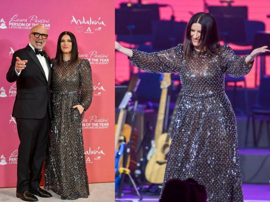 La artista Laura Pausini brilló en la gala donde fue galardonada como “persona del año”, esto además en la víspera de los Latin Grammy 2023. 
