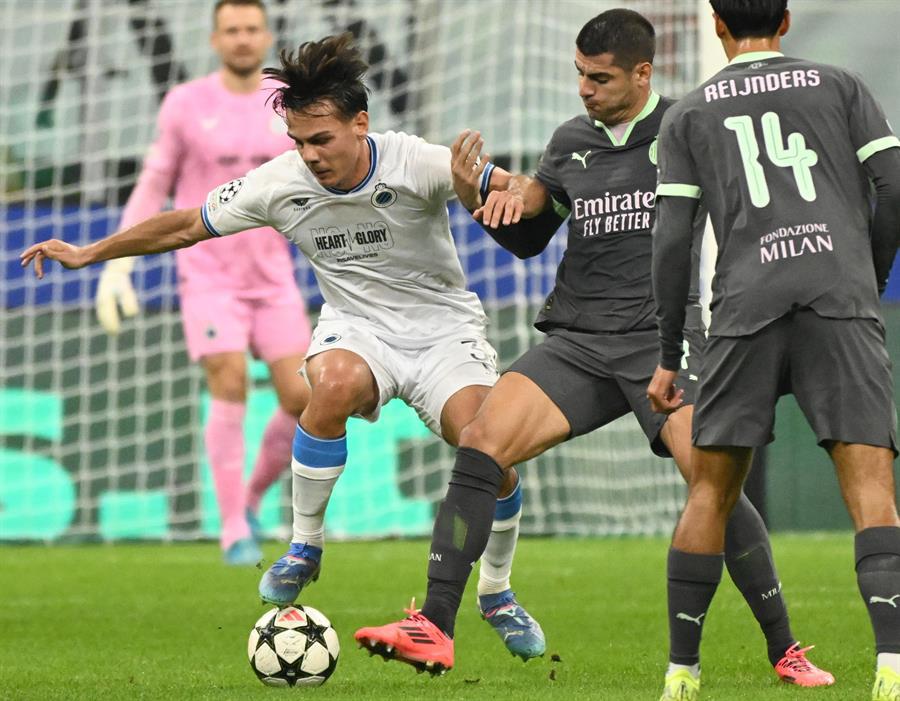 Pulisic anotó golazo olímpico: Milan consigue primer triunfo en Champions