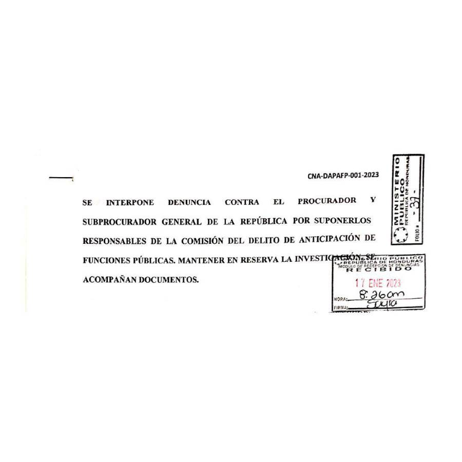 La denuncia del CNA por el nombramiento de los actuales procuradores de la República.