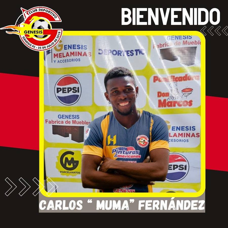 Carlos “Muma” Fernández fue anunciado como jugador del Génesis.