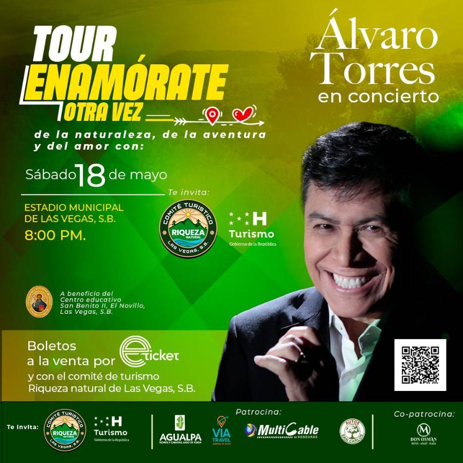 No se pierda esta velada romántica este sábado 18 de mayo.