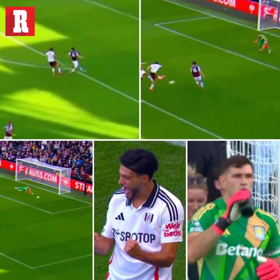 Así fue el gol de Raúl Jiménez contra el ‘Dibu’ Martínez.