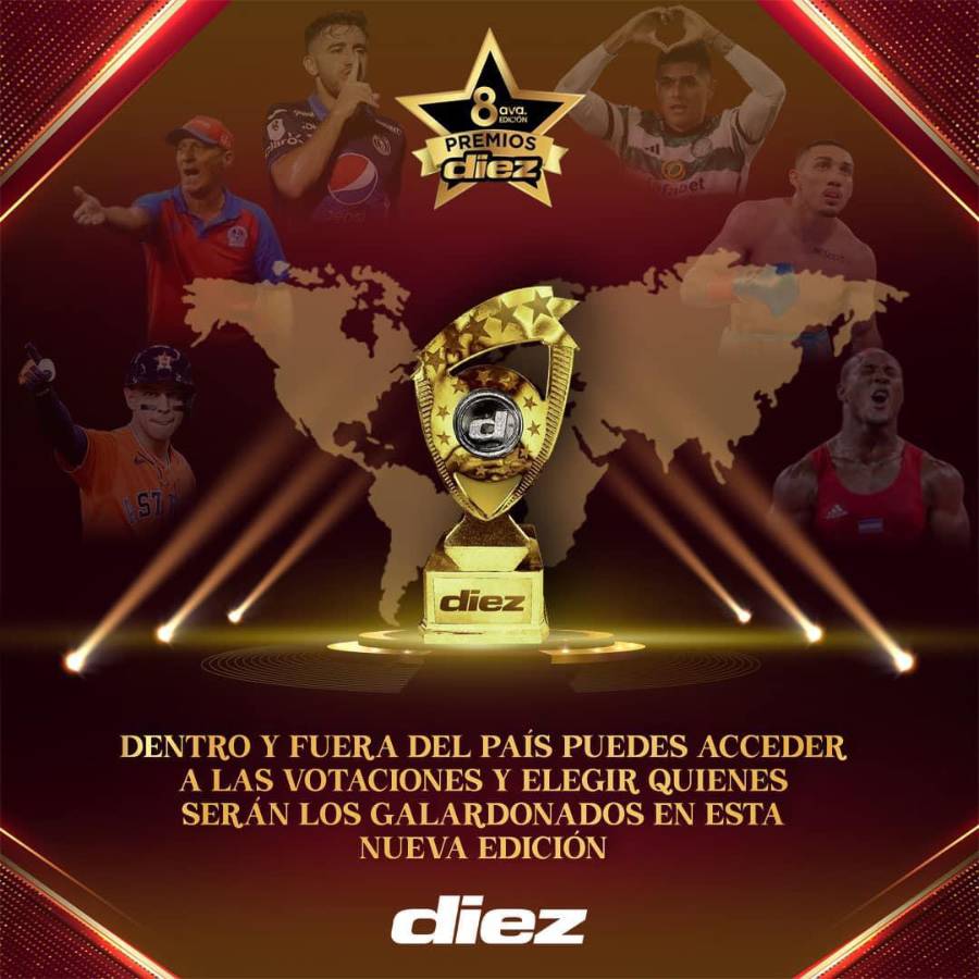 Llegó la octava edición de los Premios DIEZ. ¡No te quedes sin votar!