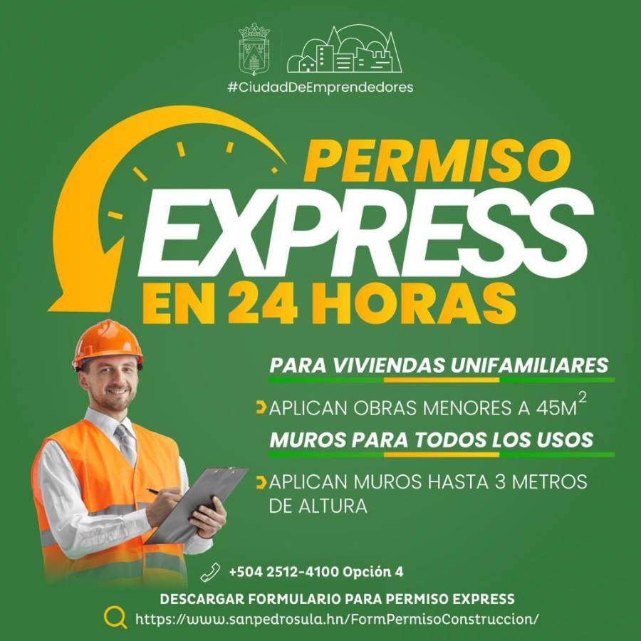 Algunos de los requisitos para beneficiarse de “Permiso Express en 24 horas”.