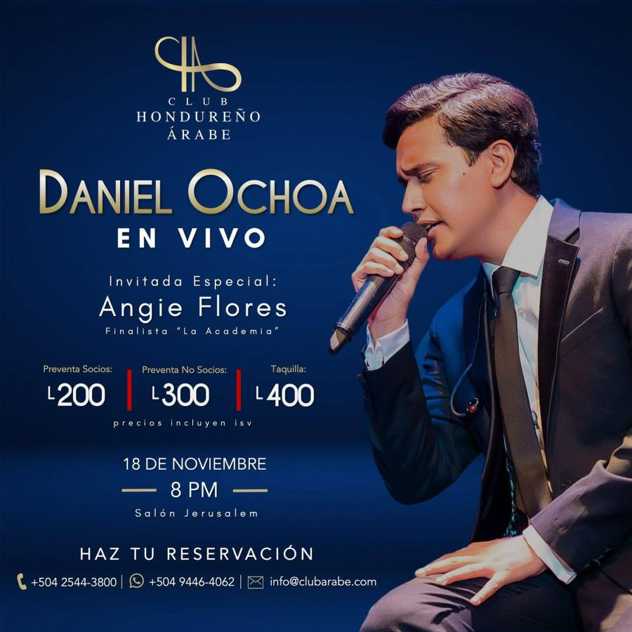 Daniel Ochoa dará concierto con la participación especial de la académica Angie Flores