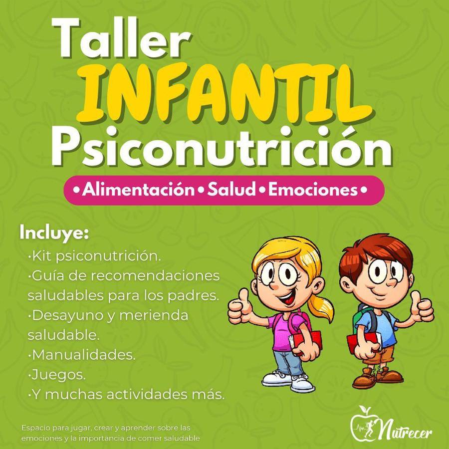 Impartirán taller infantil de psiconutrición en San Pedro Sula