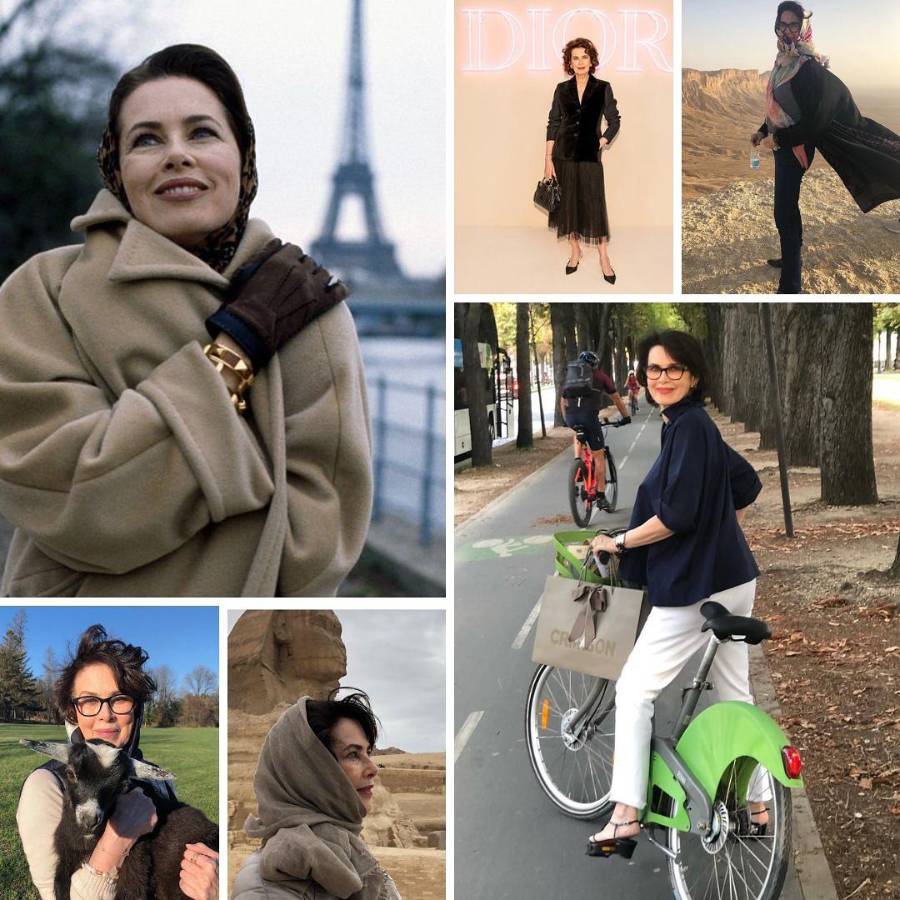 Así la recordó en Instagram la hija de Dayle Haddon.