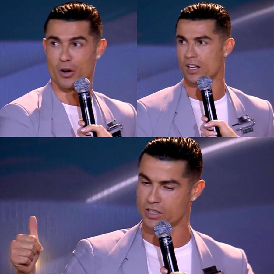 Cristiano Ronaldo habló en los Globe Soccer Awards y defendió a Vinicius.