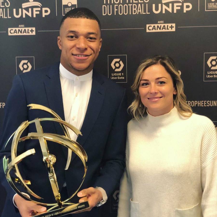 Laure Boulleau es embajadora del París Saint Germain y amiga de Kylian Mbappé.
