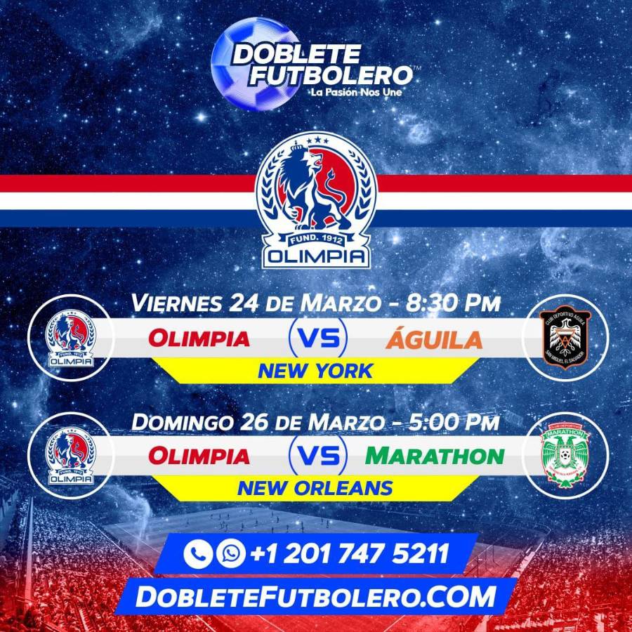 Clásico en New Orleans: Equipos hondureños a gira por Estados Unidos