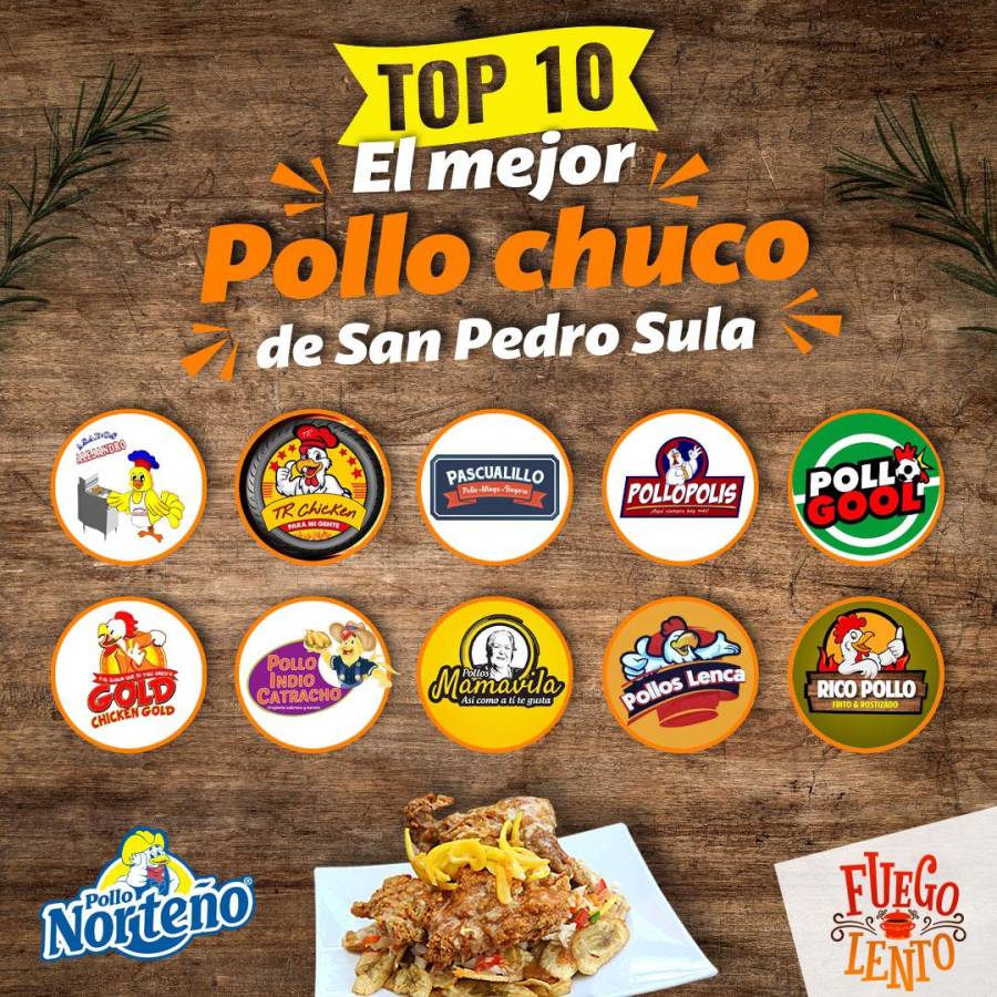 Los 10 restaurantes que fueron nominados al concurso.