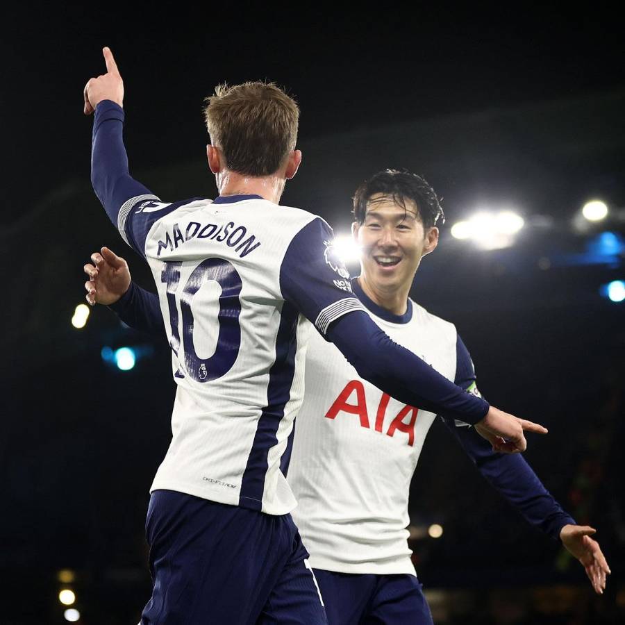 James Maddison marcó dos goles para la victoria del Tottenham en el Etihad Stadium.