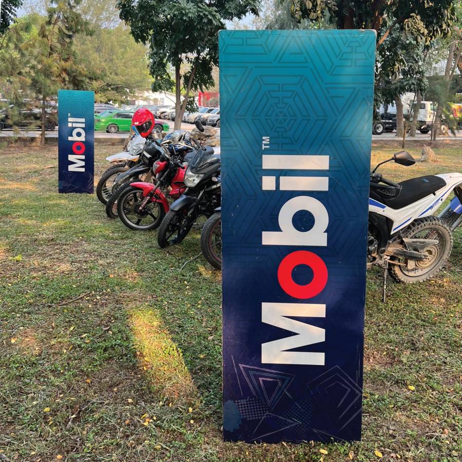 La línea de lubricantes Mobil Super Moto está disponible a nivel nacional.