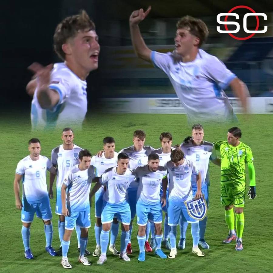 Nicko Sensoli, de 19 años, fue el anotador del gol histórico de San Marino.