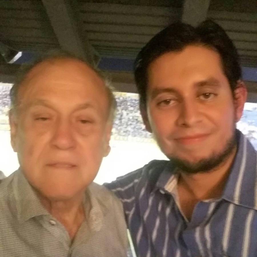 El recordado “Chelato” y su hijo José David Herrera.