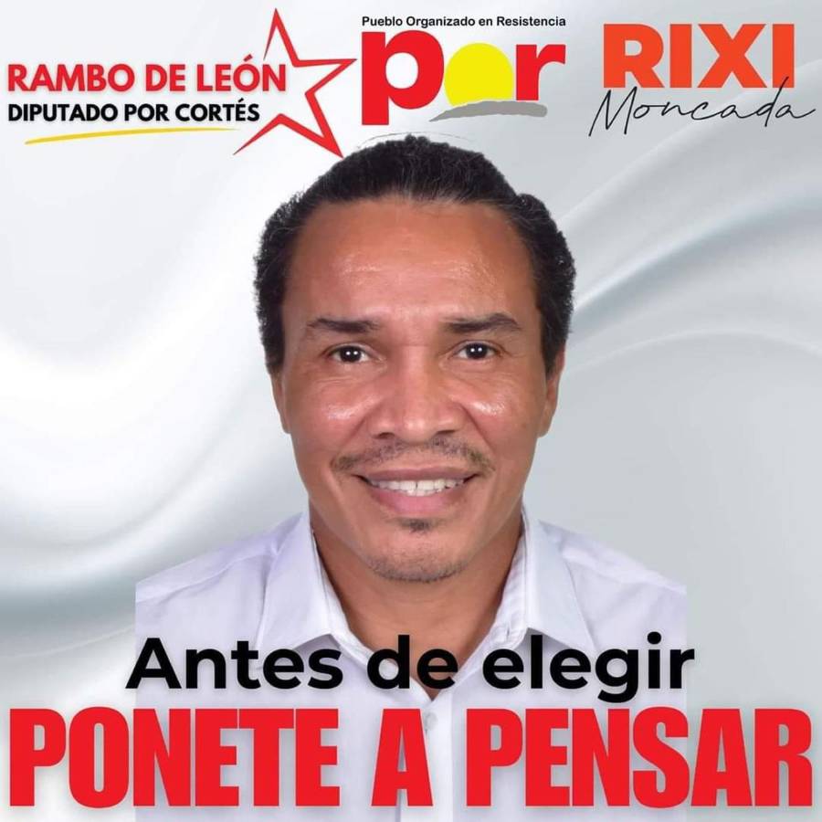 Así es el original eslogan de ‘Rambo’ de León en la política.