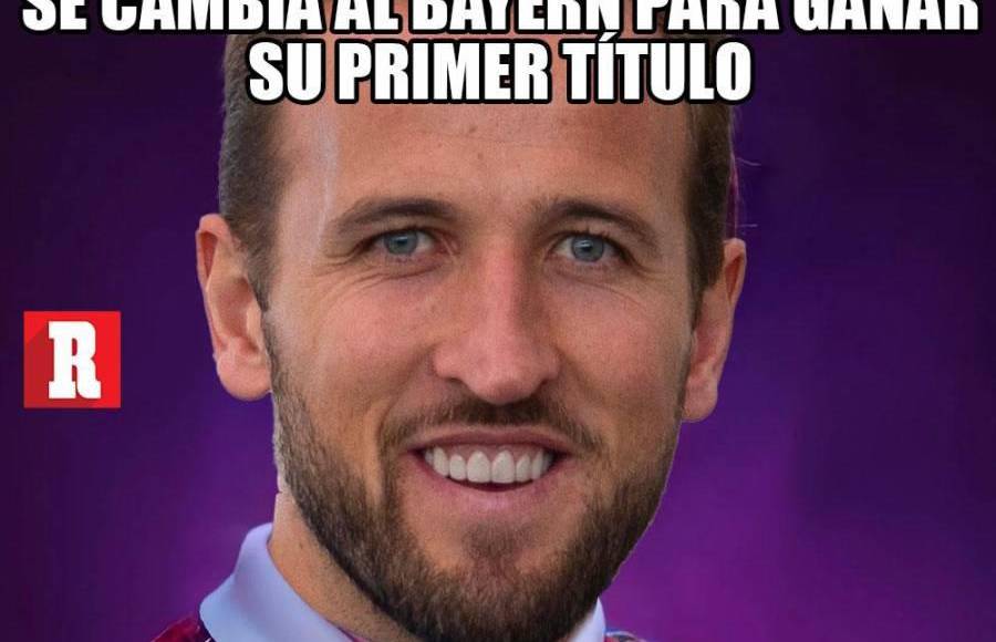 Kane, víctima de crueles memes: así se burlaron tras título del Leverkusen