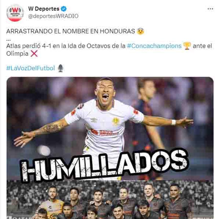 “Arrastrando el nombre en Honduras”, señalan en México.