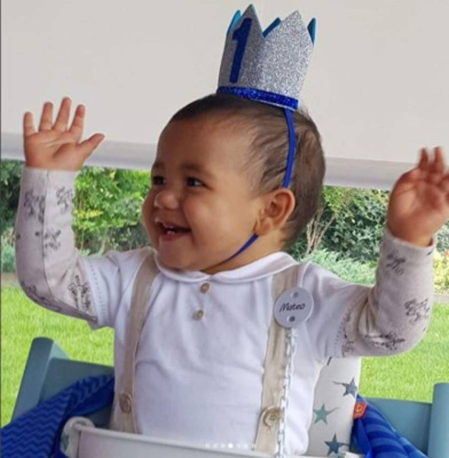 Cristiano no pudo estar con sus hijos ya que está con la selección de Portugal.