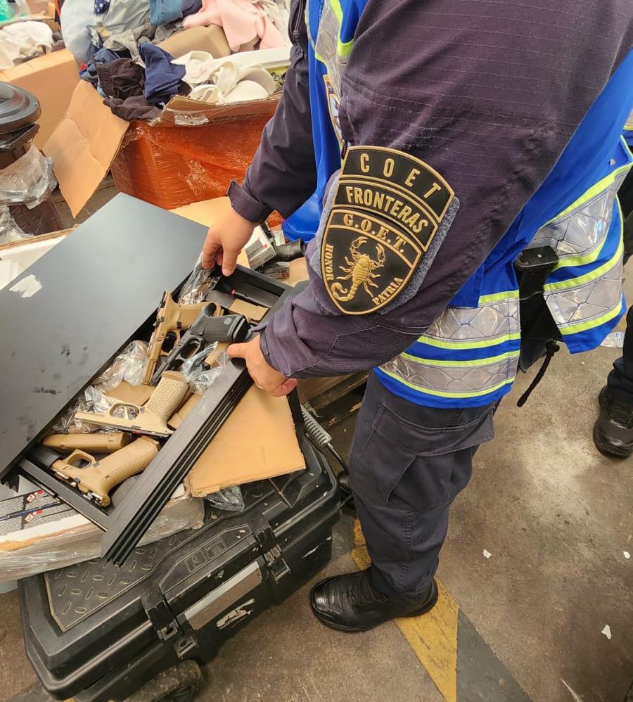 ¿Qué se sabe del contenedor en el que incautaron armas? Llegó desde USA con encomiendas