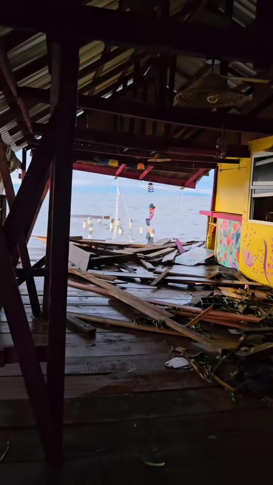 Gustavo Vallecillo sufre las consecuencias de la tormenta Sara