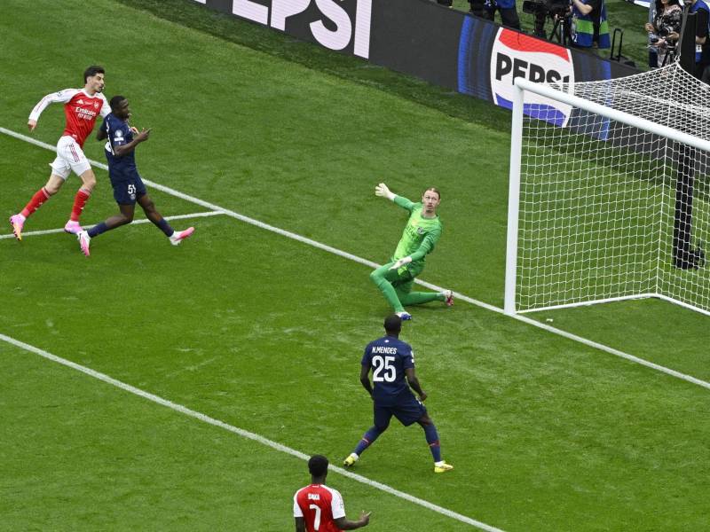 Kai Havertz anotó el primer gol en la gran final de Champions ante Arsenal.