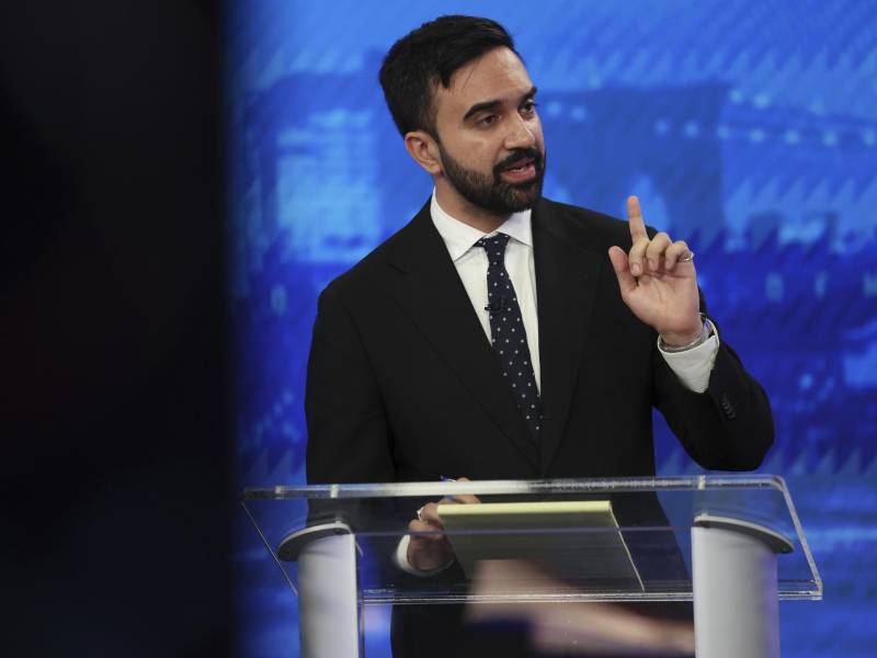 El candidato demócrata a la alcaldía de Nueva York, Zohran Mamdani.