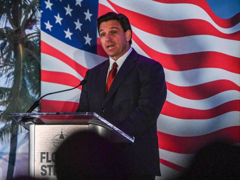 El gobernador de Florida, el republicano Ron DeSantis. Imagen de archivo.