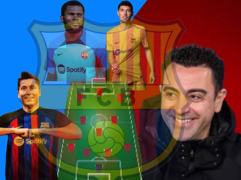 El Barcelona buscará arrasar en esta temporada 2022-2023 y con la llegada de Robert Lewandowski así sería en equipazo de Xavi Hernández.