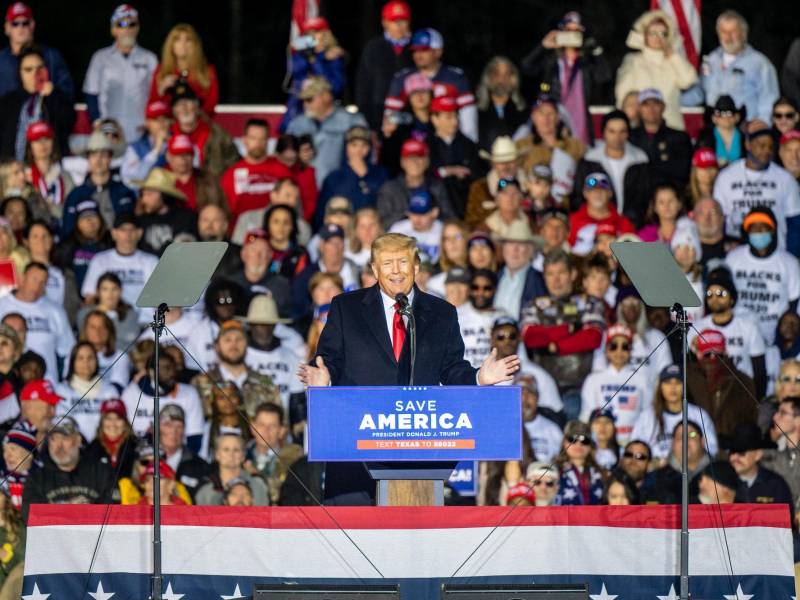 Trump no descarta presentarse como candidato a las elecciones presidenciales de 2024.