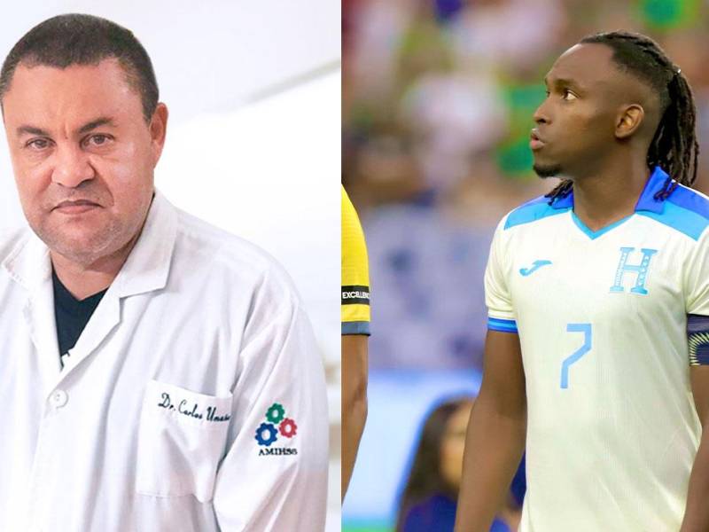 El Doctor Umaña explicó lo que sucede con el hondureño Alberth Elis.