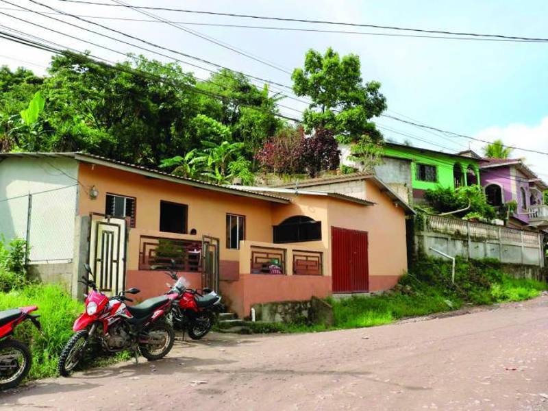 Allison Nahomy murió el 8 de junio en el barrio Las Delicias de Lepaera, Lempira.