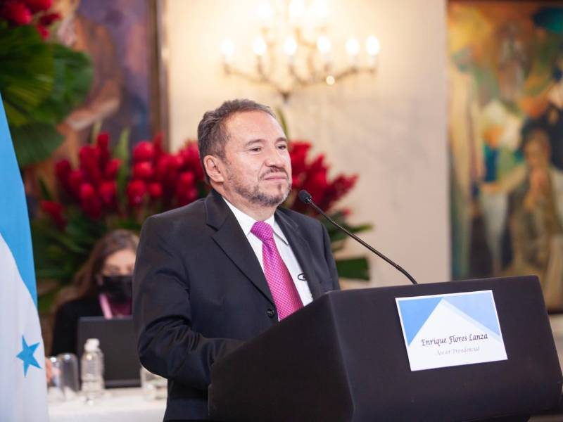 Enrique Flores Lanza, asesor presidencial del gobierno de Xiomara Castro.