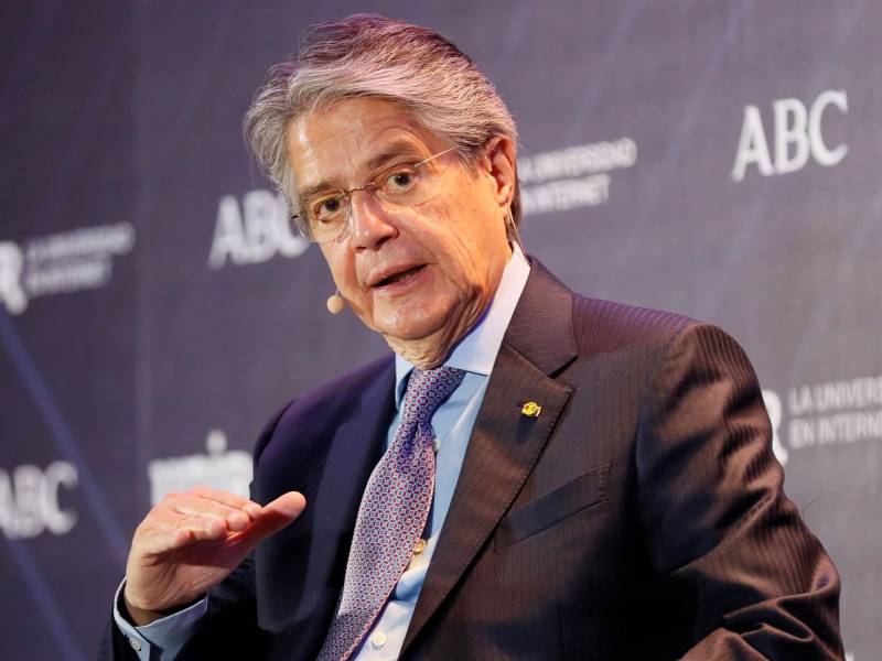 Guillermo Lasso, presidente de Ecuador. Foto: EFE