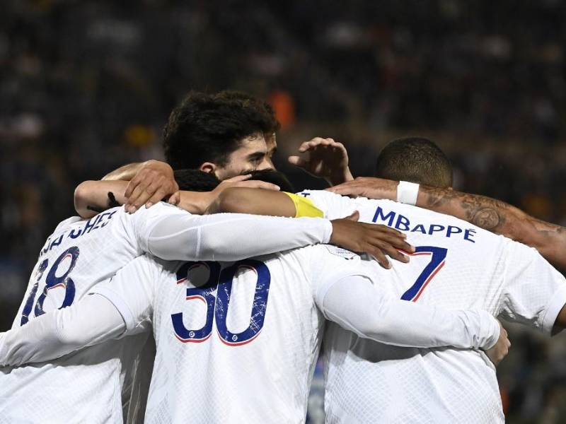 El PSG celebró el sábado el título de la Ligue 1.