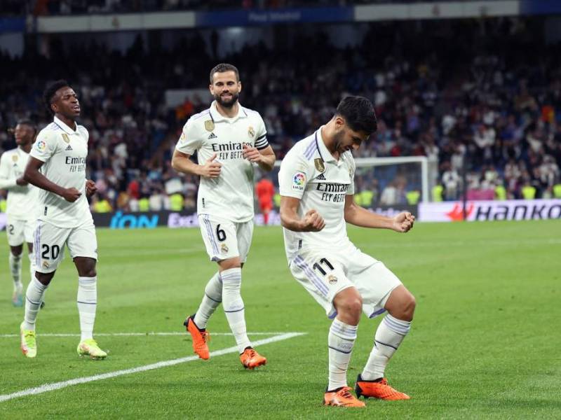 Marco Asensio anotó el gol de la victoria del Real Madrid ante Getafe.