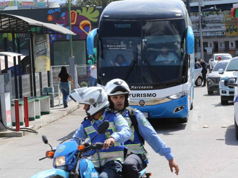 Motagua en su salida desde Tegucigalpa rumbo a Choluteca.