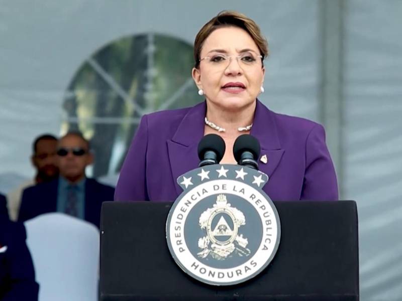 La expresidenta hondureña Xiomara Castro (período 2022-2026) en una fotografía de archivo.