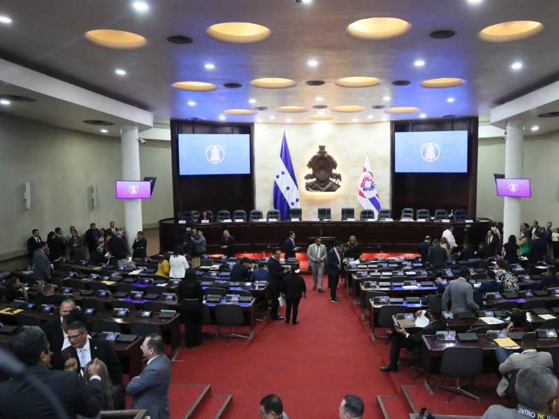 Foto de archivo de la sesión del Congreso Nacional de Honduras.