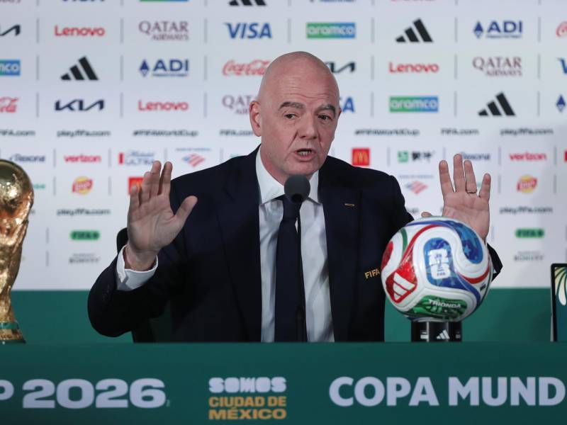 Imagen de archivo de Gianni Infantino, presidente de la FIFA. EFE/Isaac Esquivel/Archivo