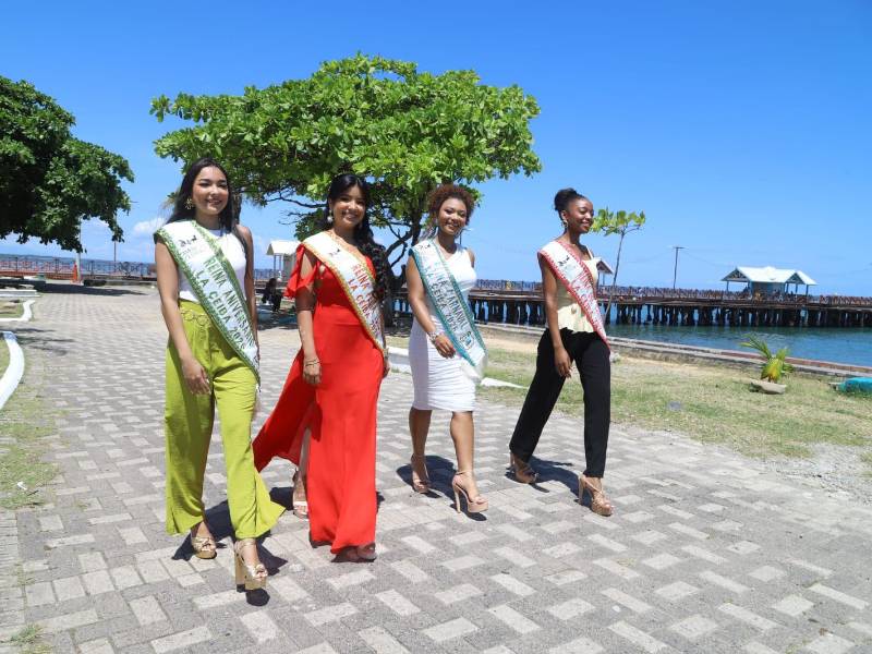Las reinas de los ceibeños que engalanan la Feria Isidra y Gran Carnaval Internacional de la Amistad 2026.