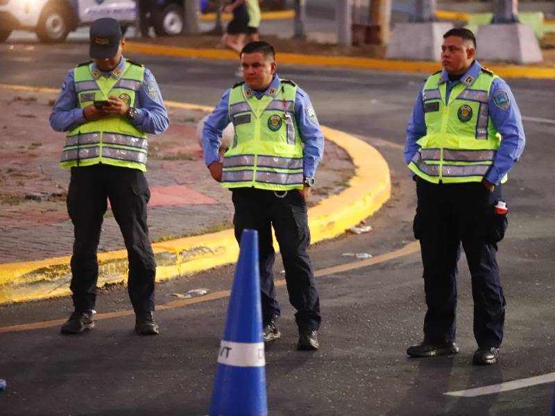 La Dirección Nacional de Vialidad y Transporte (DNVT) estuvo bridando seguridad durante el segundo bootcamp que se realizó el pasado sábado 23 de mayo en San Pedro Sula. FOTO: HÉCTOR PAZ.