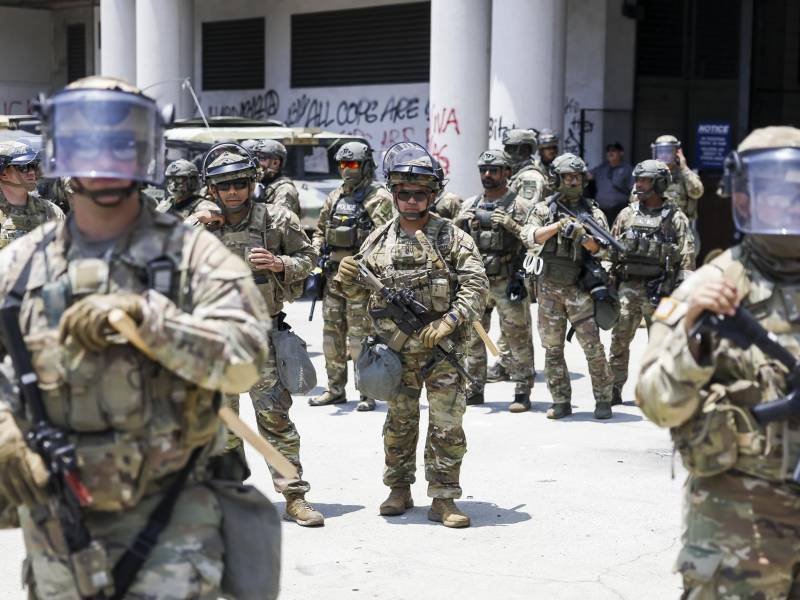 Trump ordenó el despliegue de la Guardia Nacional en Los Ángeles.